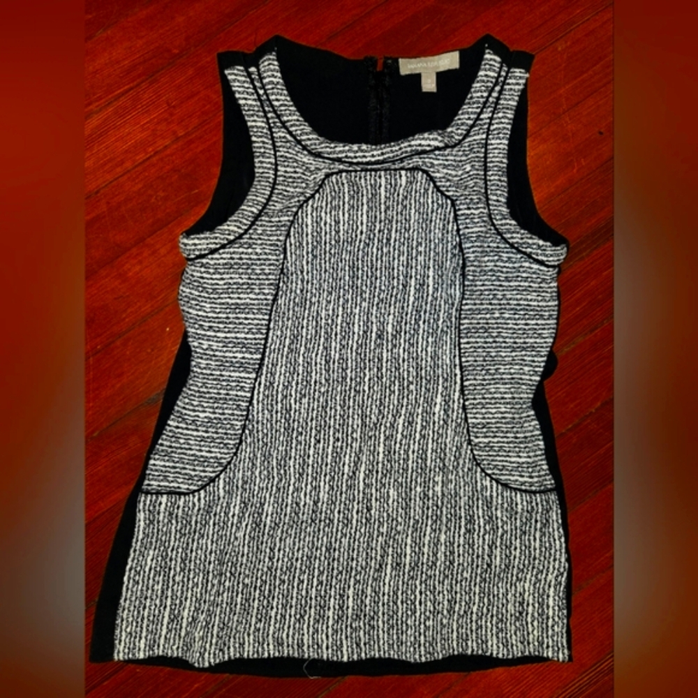 Banana Republic Black and White Tank Top